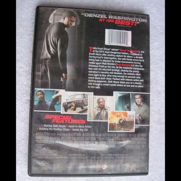 Safe House Denzel Washington Ryan Reynolds Traitor Rookie DVD Movie Bundle for$3 - Picture 2 of 7